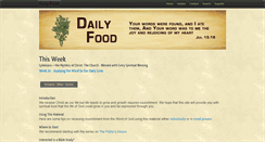 Desktop Screenshot of dailyfood.ca